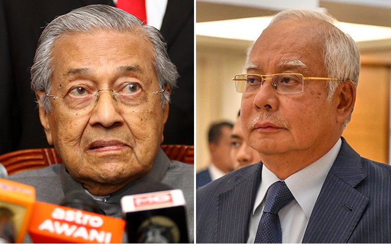 Mahathir ‘shocked’ that Najib is shocked by court decision