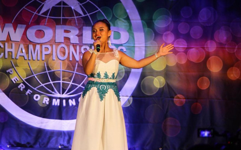 Champion singer tells of struggle behind her success