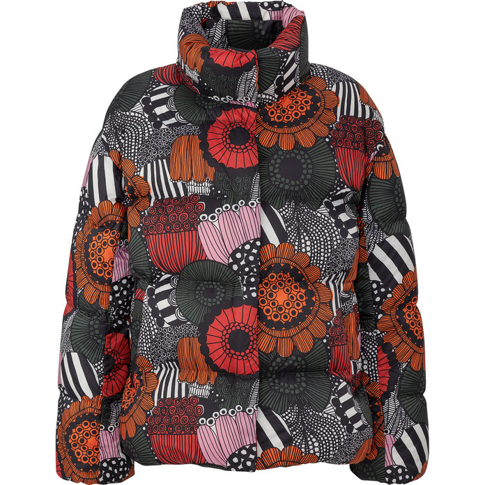 This Uniqlo x Marimekko Puffer Cocoon Coat Looks Like a Work of Art