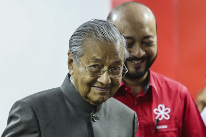 Pass vote of no confidence if you want, says Mahathir