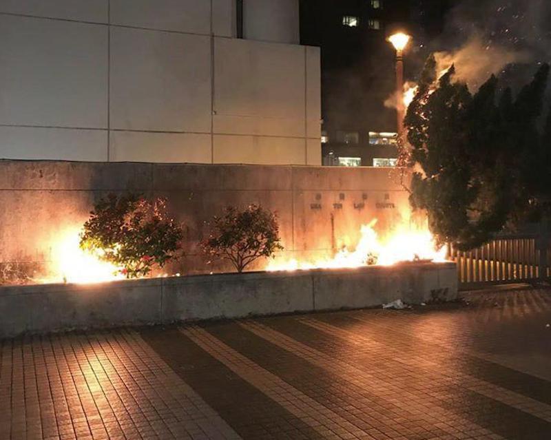 【大三罢】谴责有人纵火破坏沙田法院 大律师公会：对法治作最严厉侮蔑及挑战