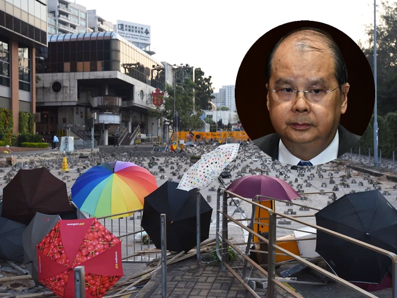 【大三罢】各区多处堵路 张建宗：愿意认真考虑与司局长清理路障