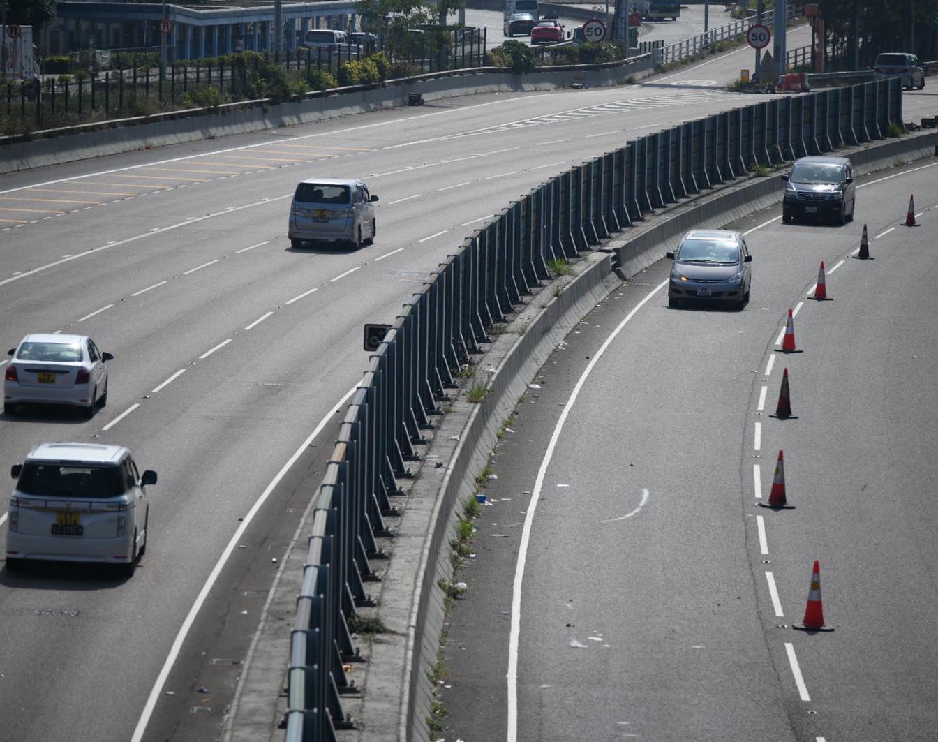 【大三罢】不认同开放部分吐露港公路行车缐是释善意 警：玩野的非警方而是暴徒