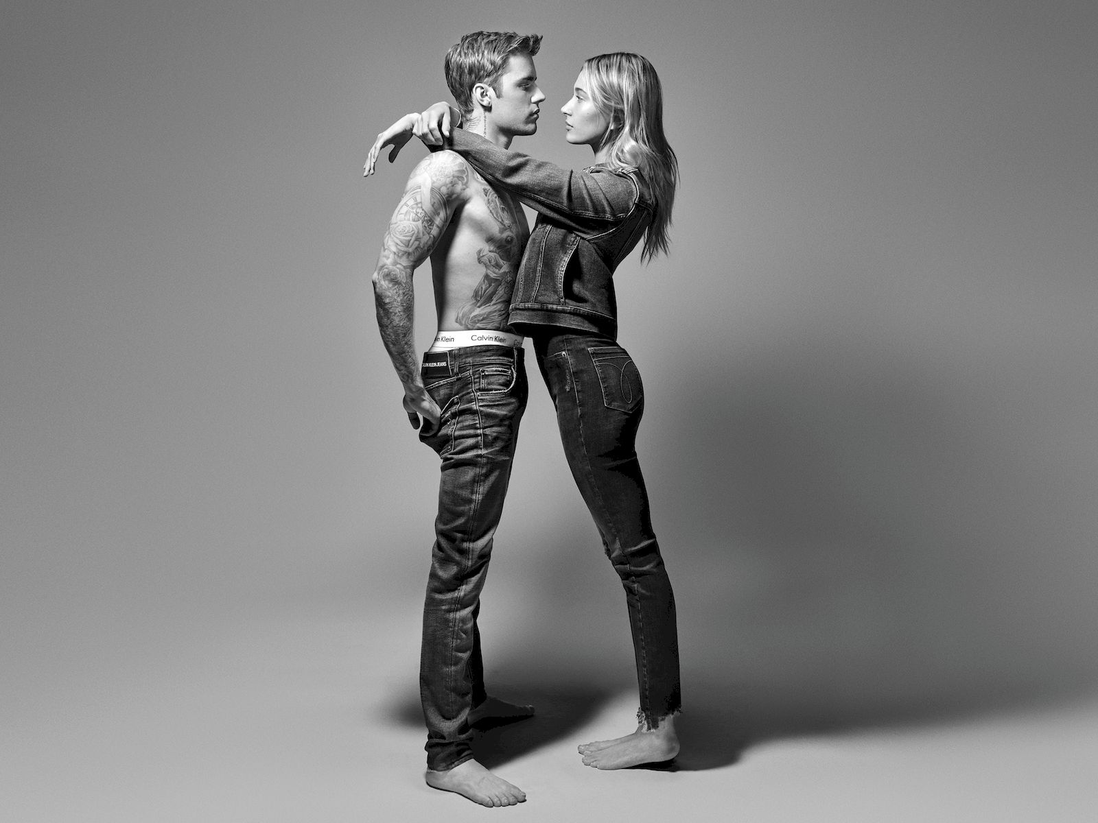 Justin and Hailey Bieber star in Calvin Klein’s 50th anniversary campaign