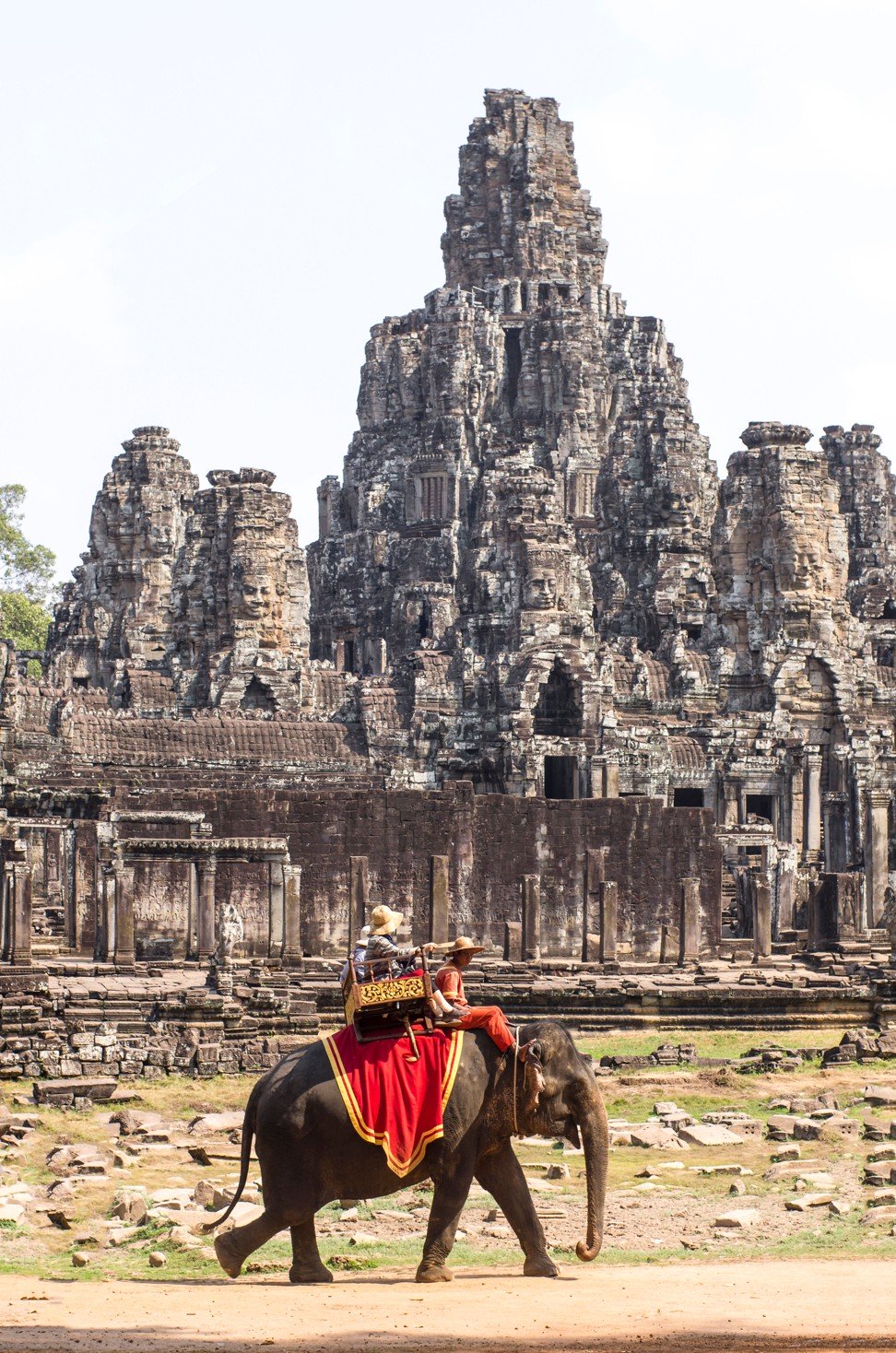 Elephant rides for tourists at Cambodia’s Angkor temple to end, with animals moved to new jungle home