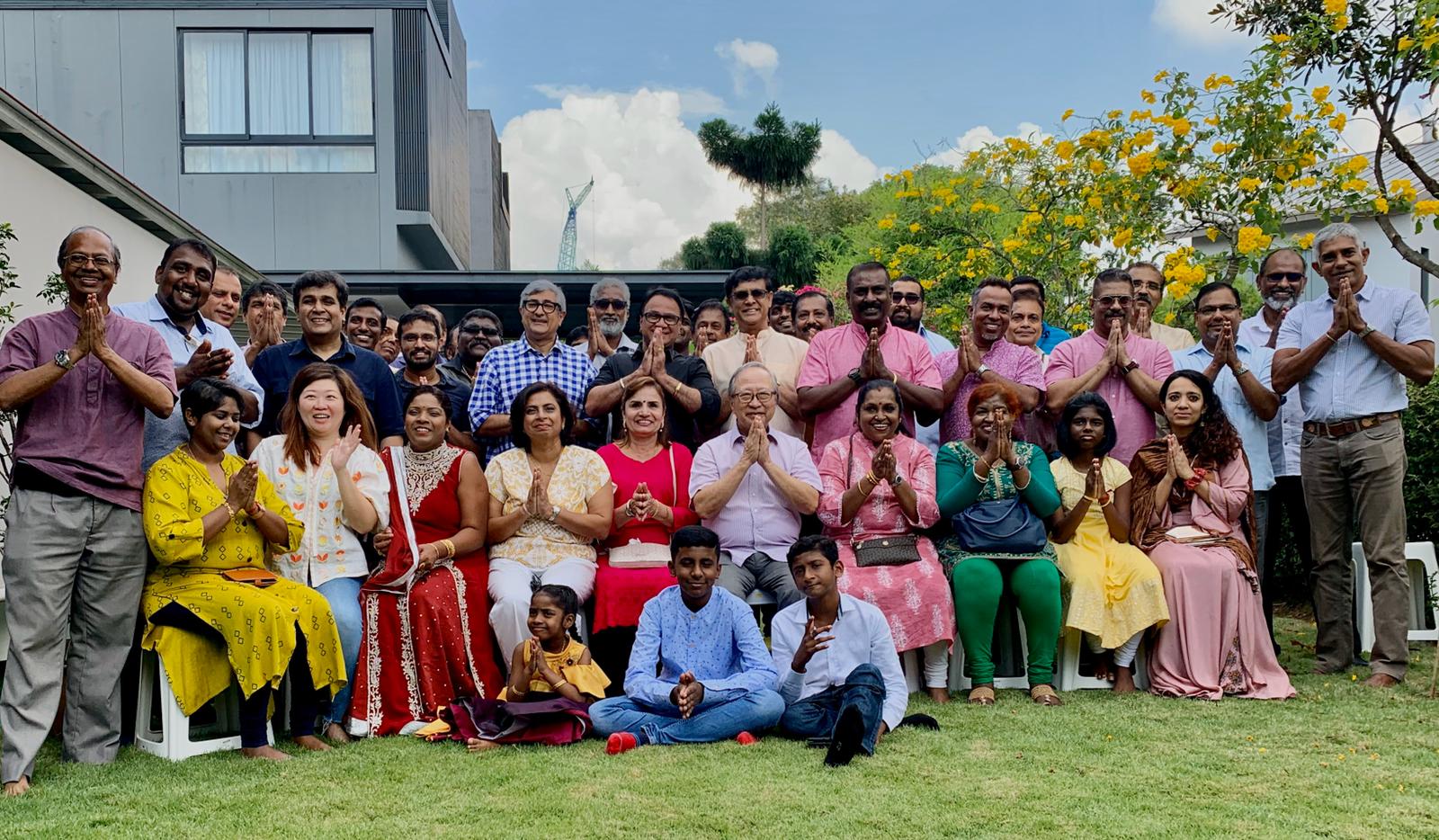 Dr Tan Cheng Bock hosts members of Indian community for a Deepavali lunch