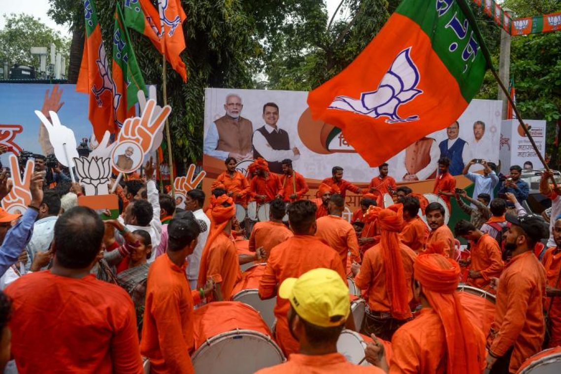 Group linked to the BJP campaigns against Labour in the UK, prompting accusations of 'foreign interference'