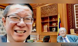 Fret not, BP is good - PM tells smiling Guan Eng after nose bleed scare