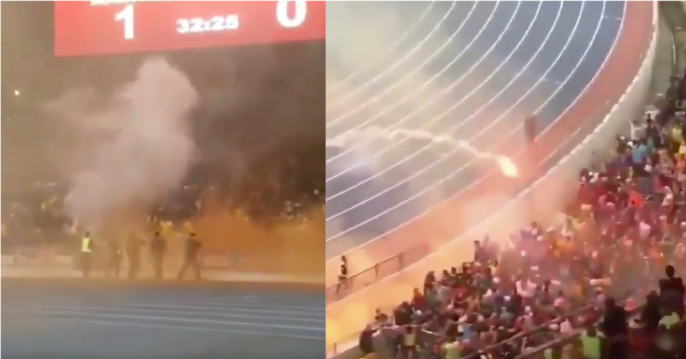 41 arrested after flares thrown, clashes between M’sian & Indonesian football fans