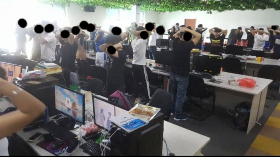 Watch: Immigration raids largest online scam HQ in Cyberjaya; 1,000 arrested