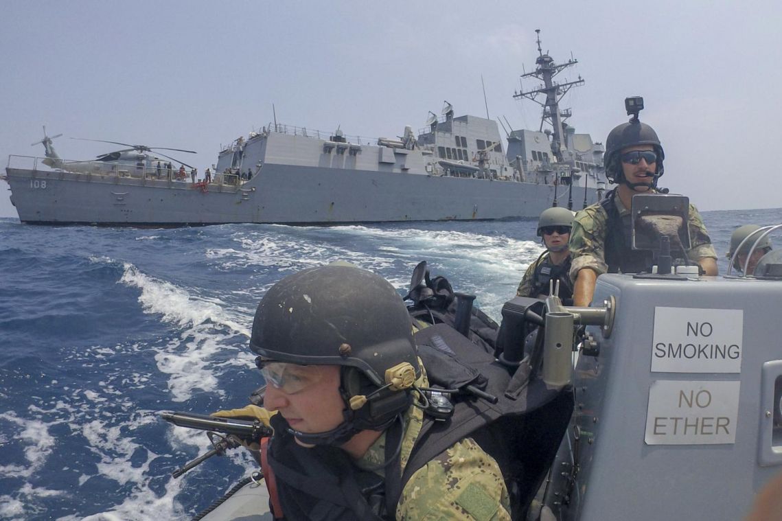 US warships sail in disputed South China Sea amid US-China tensions