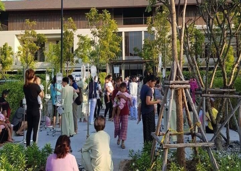 Not a drill: Earthquake empties Thai hospital