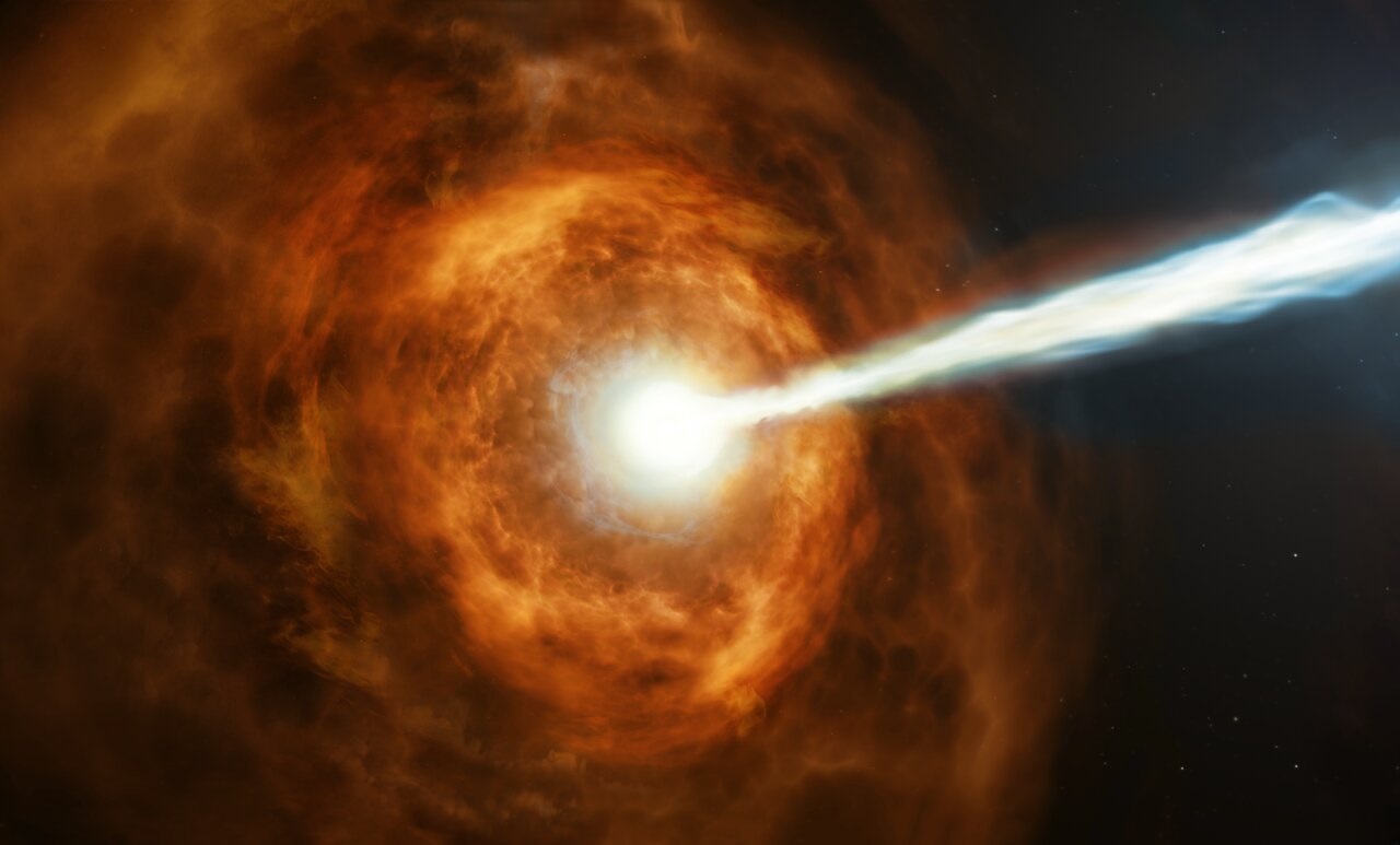 Hubble Observes the Most Powerful Gamma Ray Burst Ever Detected