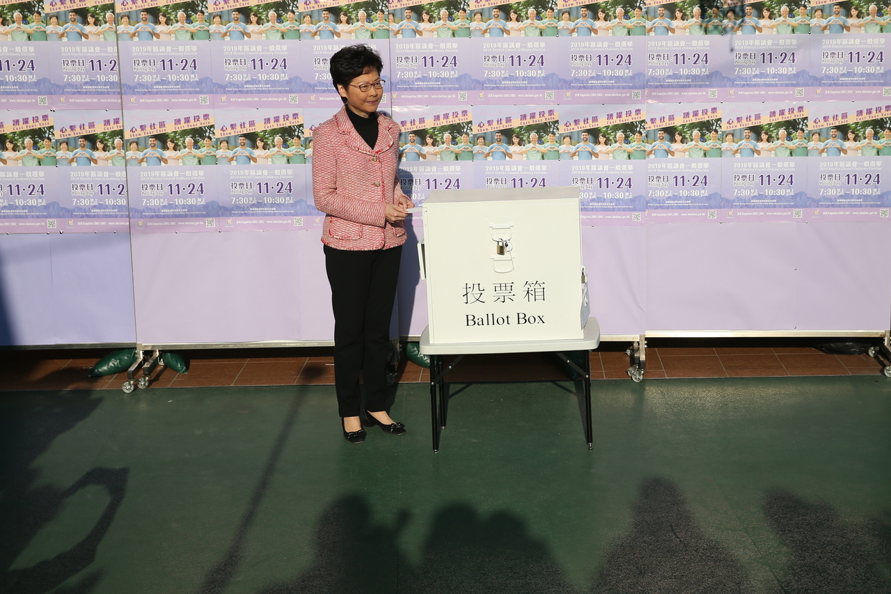 Hong Kong democrats score landslide victory in local elections amid record voter turnout