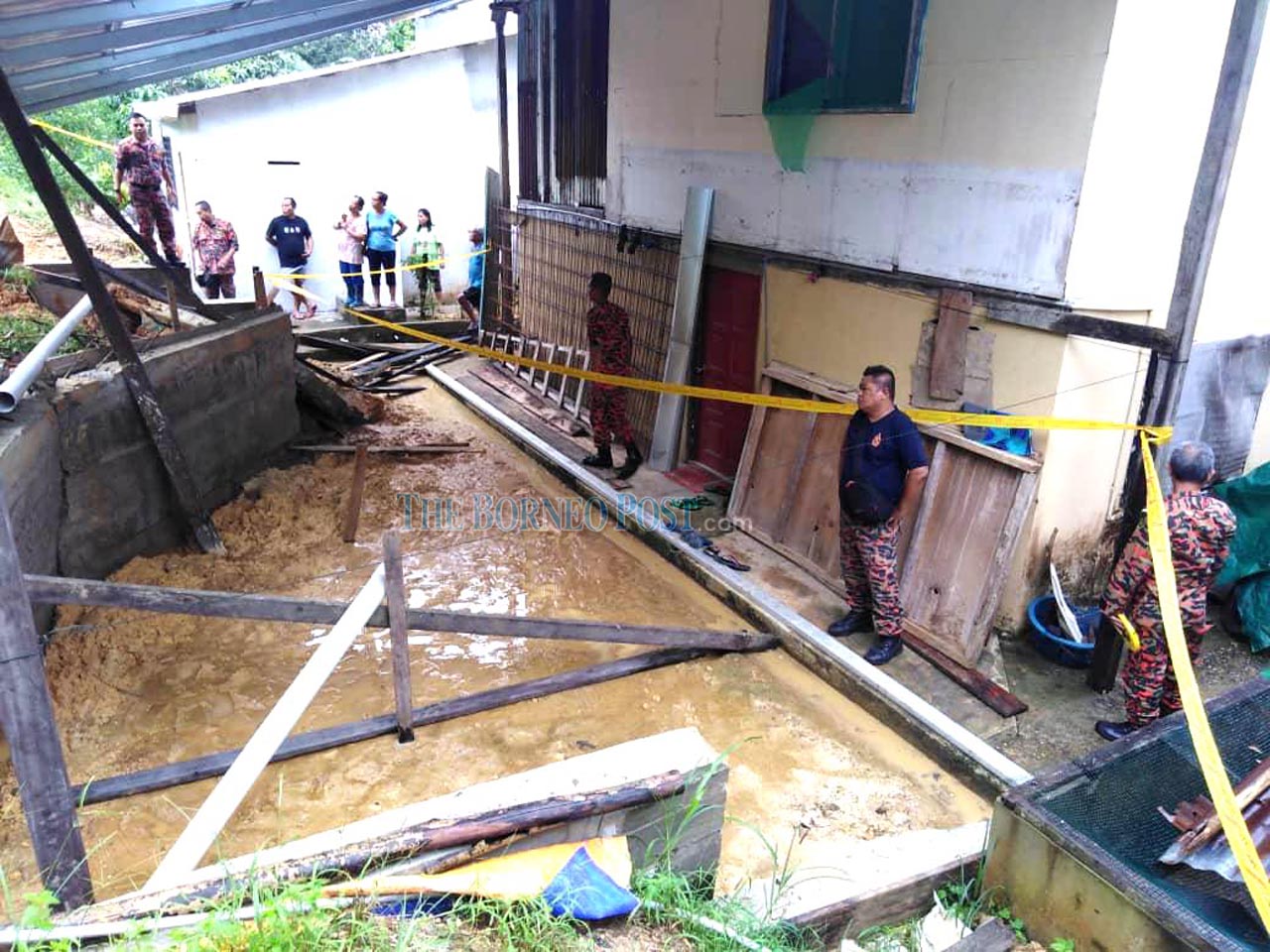 Landslide strikes Machan longhouse