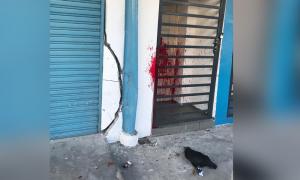 PKR Youth chief's office splashed with red paint, chicken carcass