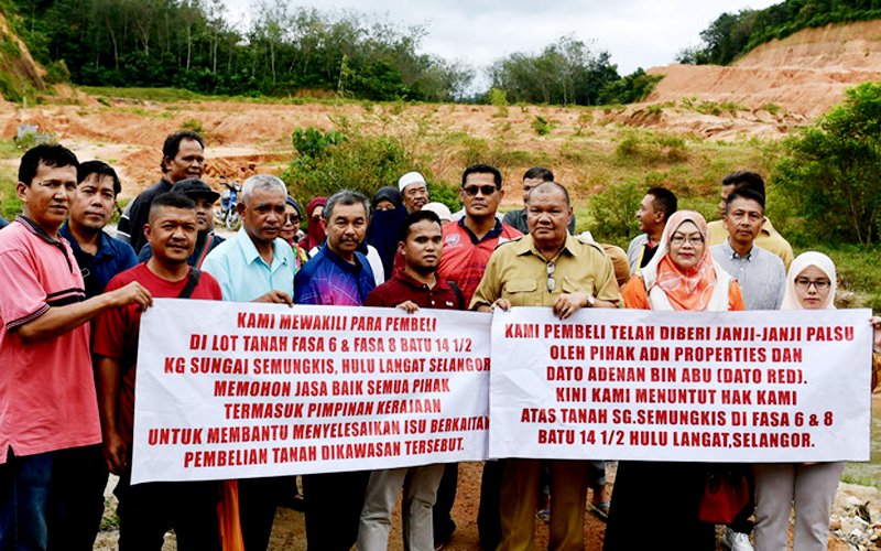 230 people claim RM11 mil losses after failure to get housing land plots