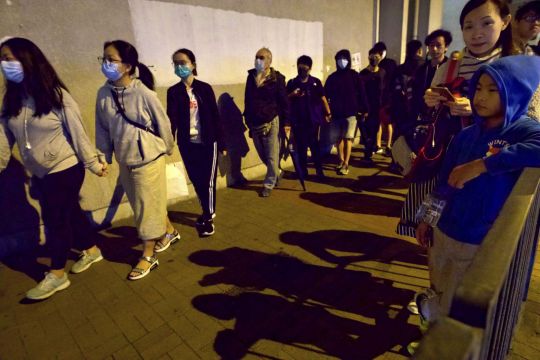Protesters march against police use of tear gas as Hong Kong readies for a day of demonstrations