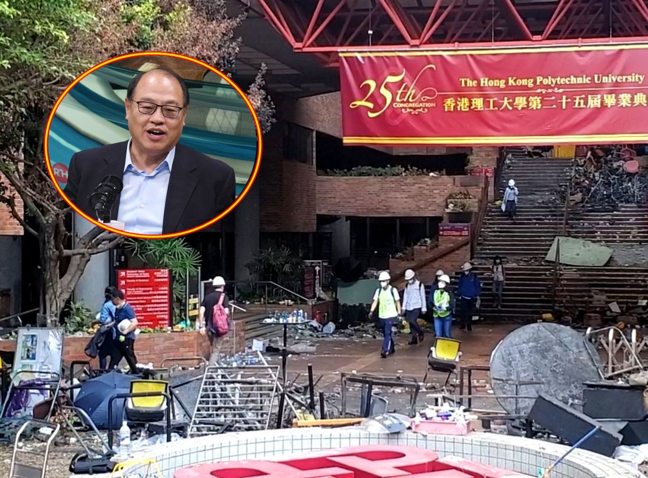 【修例风波】林大辉：理大成代罪羔羊 促政府应承担维修费用