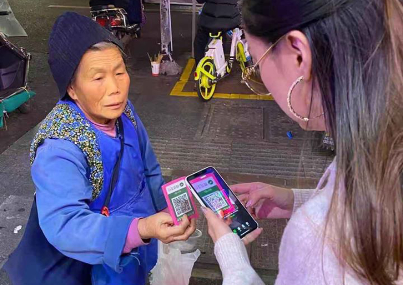 No cash, no problem: Beggars in China now accept WeChat pay
