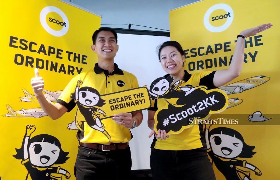 Singapore's Scoot launches direct flight to KK