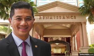 Why are Azmin's people meeting at the Renaissance?