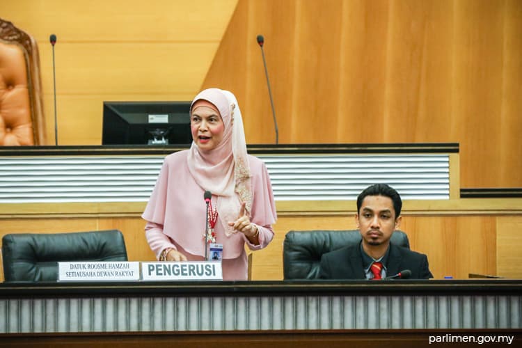 Dewan Rakyat thanks secretary Rosmee for service to August house
