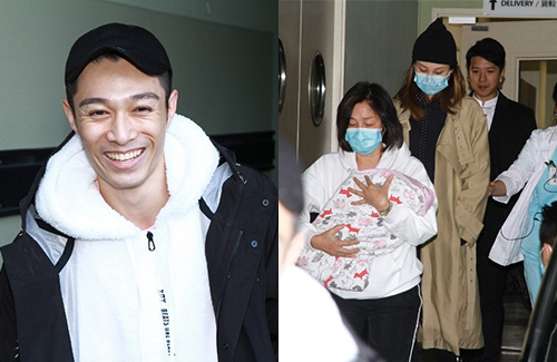Pakho Chau Brings His Newborn Daughter Home