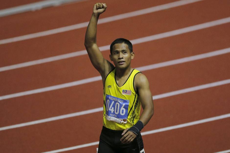 Sprinter Mohd Haiqal wins 100m gold