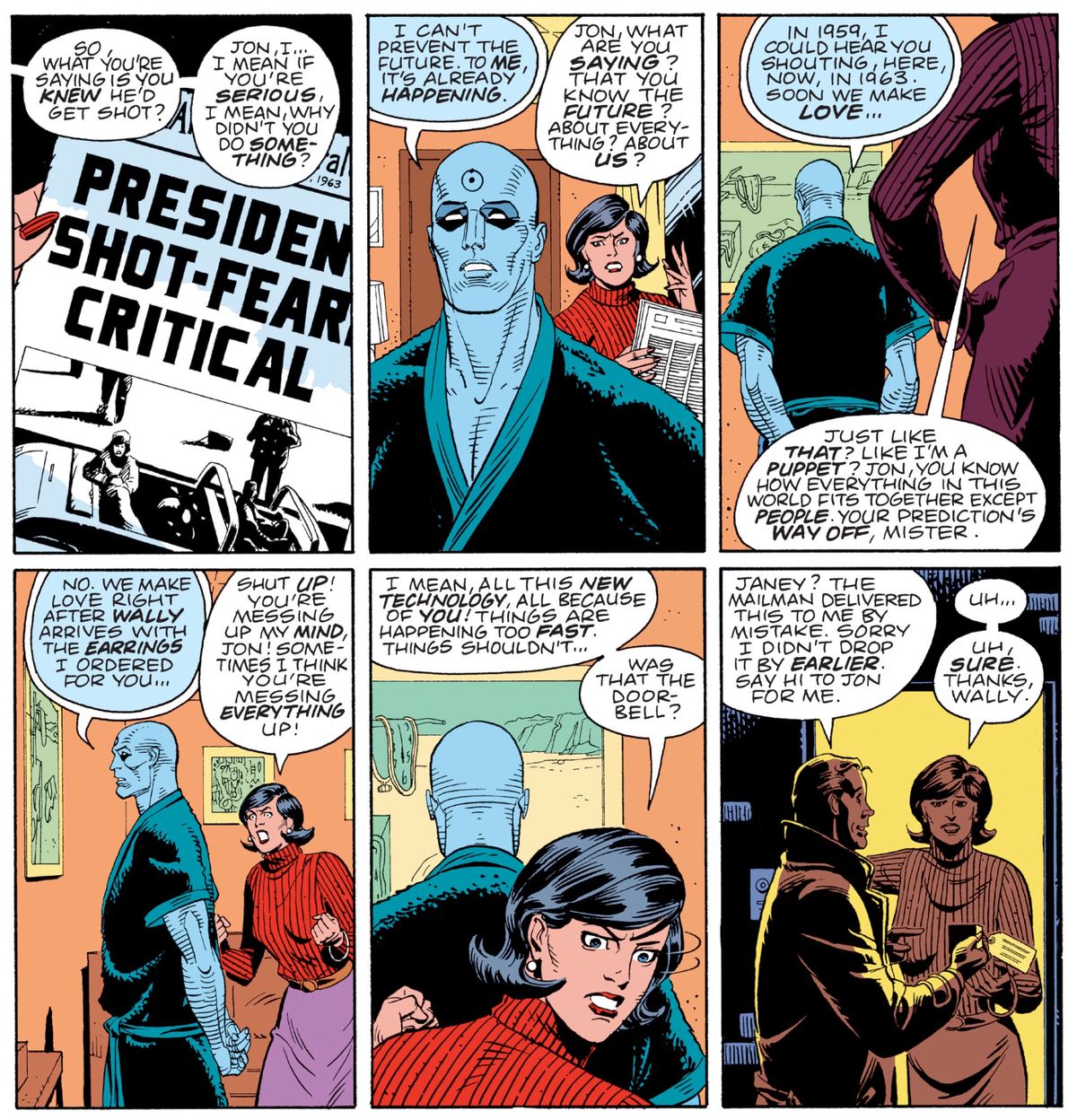 Doctor Manhattan’s actual powers boggle the mind