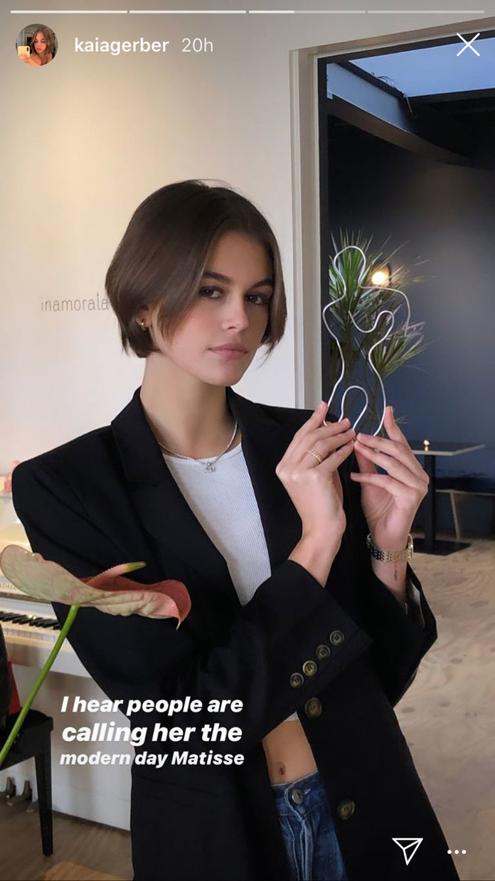 Kaia Gerber Is Closing Out 2019 With Her Shortest Haircut Yet