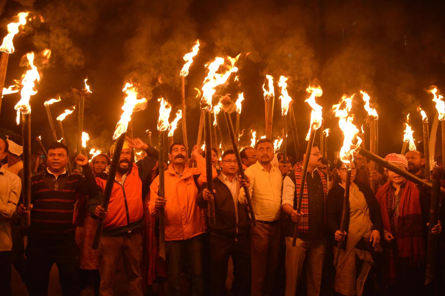 Protests rage in north-east India over citizenship Bill