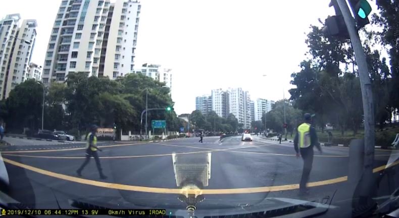 Errant bedok PMD rider given flying ‘ip man kick’ by officer in disturbing dashcam footage