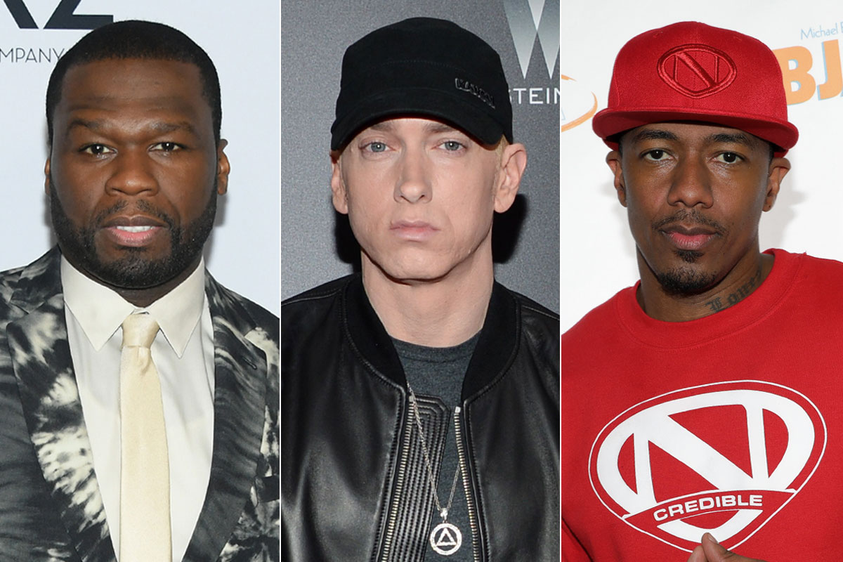 50 Cent Weighs in on Nick Cannon and Eminem Feud After New Diss Track
