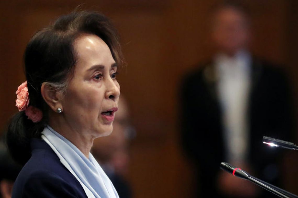 Aung San Suu Kyi says genocide case brought against Myanmar 'misleading'