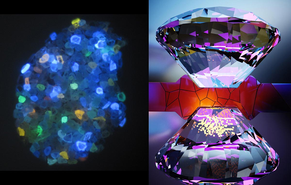 Nanoscale Quantum Sensors Image Stress and Magnetism at High Pressures