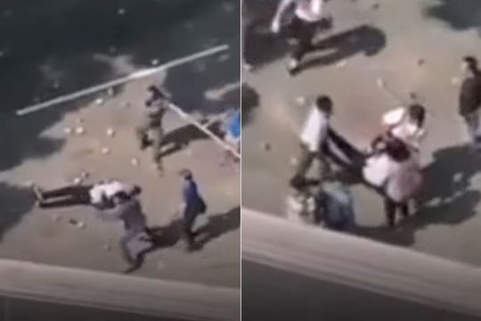 5 teenagers held over man's death in Hong Kong protests