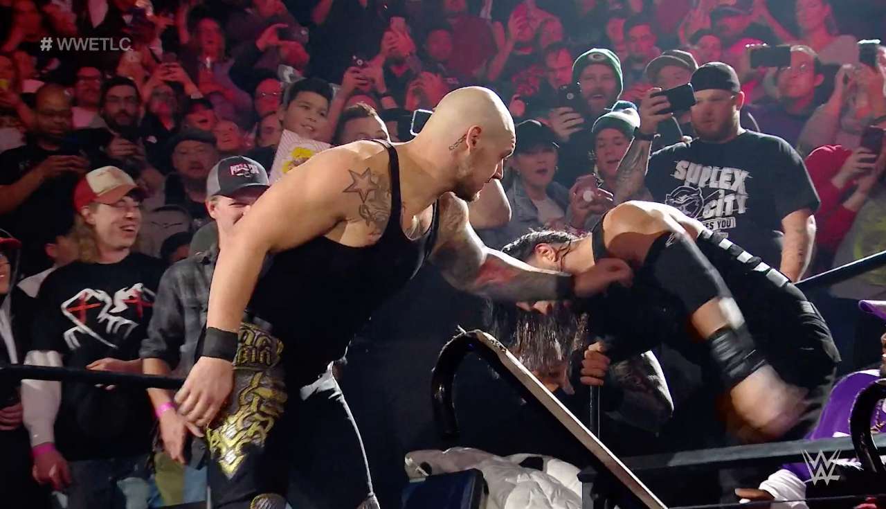 WWE Fans Angry That Men's Brawl Stole Spotlight From Women's Main Event at TLC