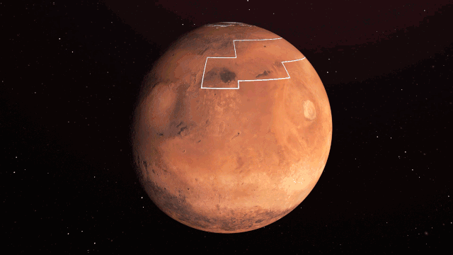 NASA's 'Treasure Map' of Water Ice on Mars Shows Where Humans Should Land