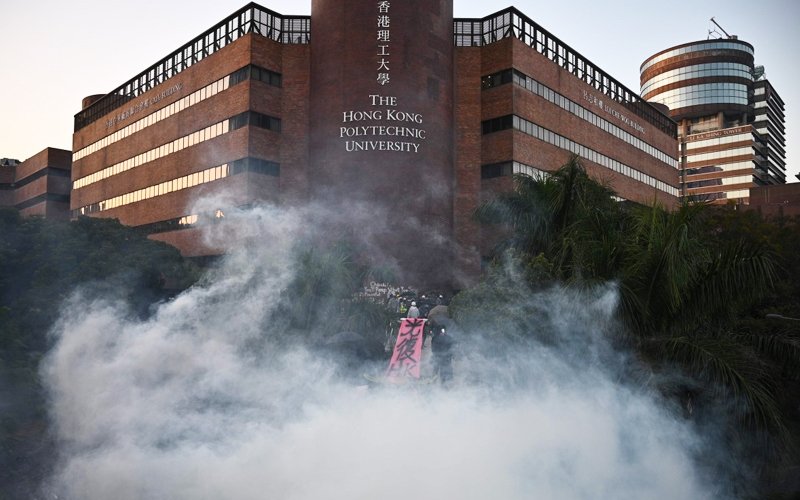 Malaysian student tells of tear gas and petrol bombs in HK