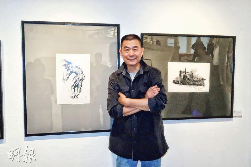 「金枪人」黄锦江开画展 爆与星爷有联络