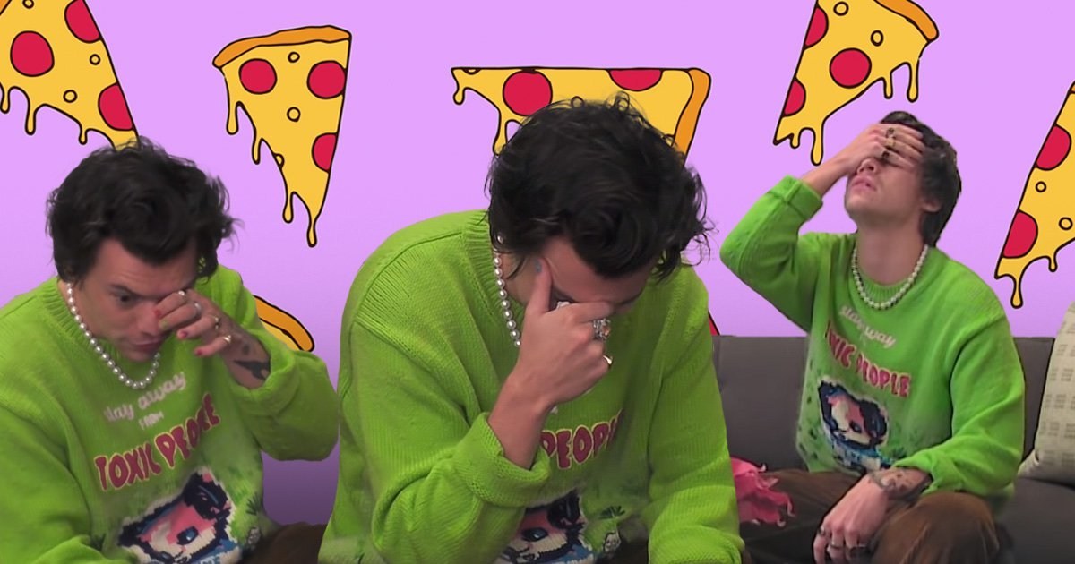 Harry Styles in tears over pizza at centre of hilarious prank on The Ellen Show: ‘Why do I do this?’