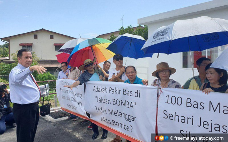 Penang residents picket against 9,000-capacity foreign workers’ hostel