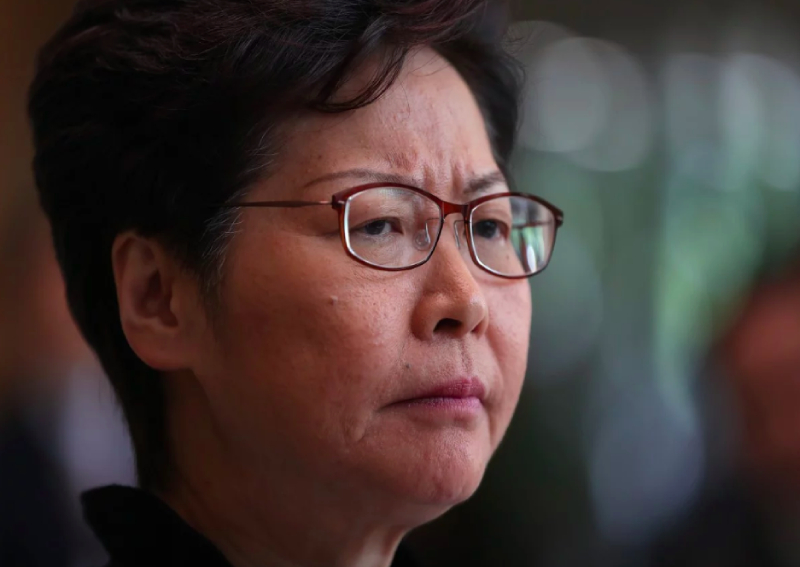 Hong Kong leader Carrie Lam calls doxxing a threat to society after personal details are published online