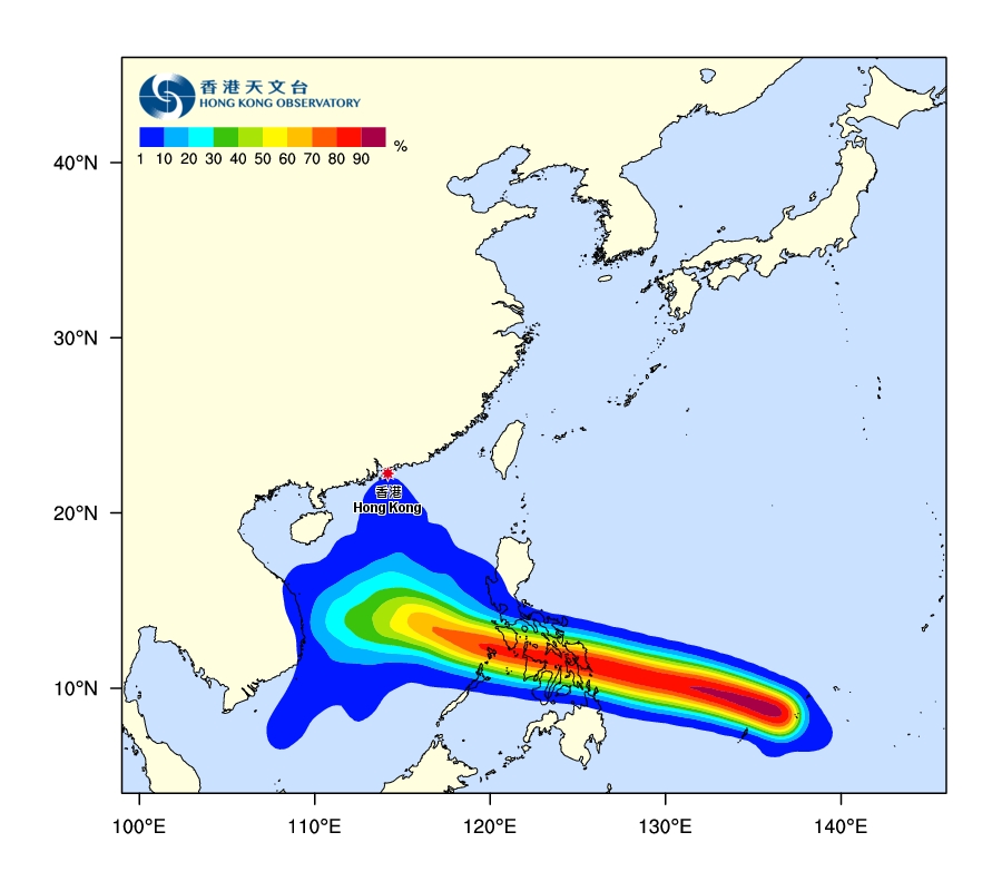 风暴「巴蓬」袭南海 天文台：留意天气变化
