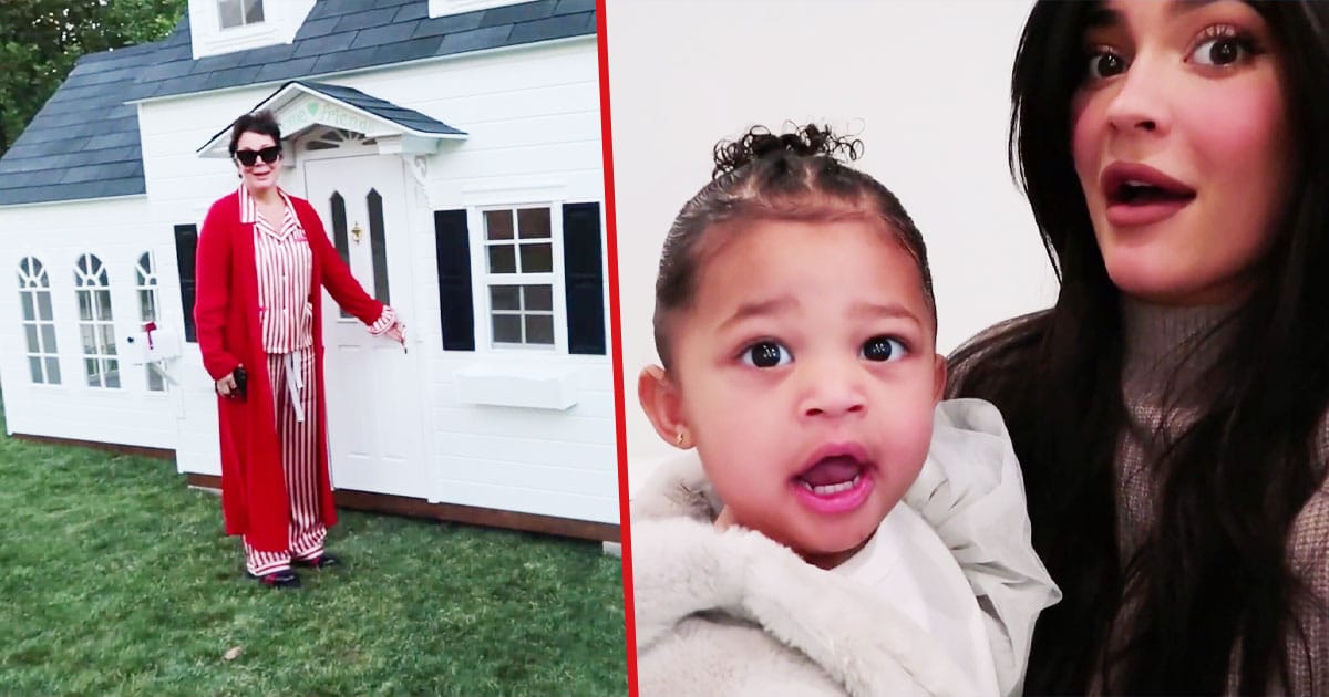 Kris Jenner Replicates Kylie’s Childhood Playhouse As A Christmas Gift For Stormi