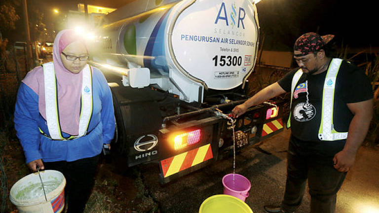 Water supply for 1.5m Selangorians resumed last night, full resumption anticipated in 72 hours