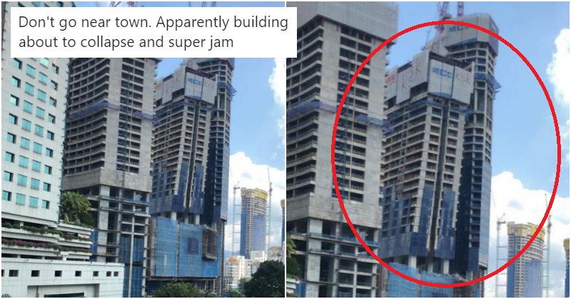 GUYS STAY CALM! KL Building Near Pavilion is NOT Collapsing