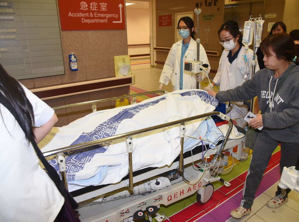 【修例风波】旺角堕楼男子未有被捕 轻伤已出院