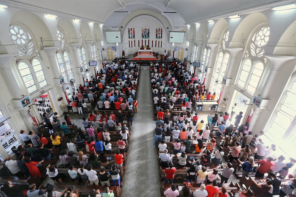 Modest Christmas celebration in KL